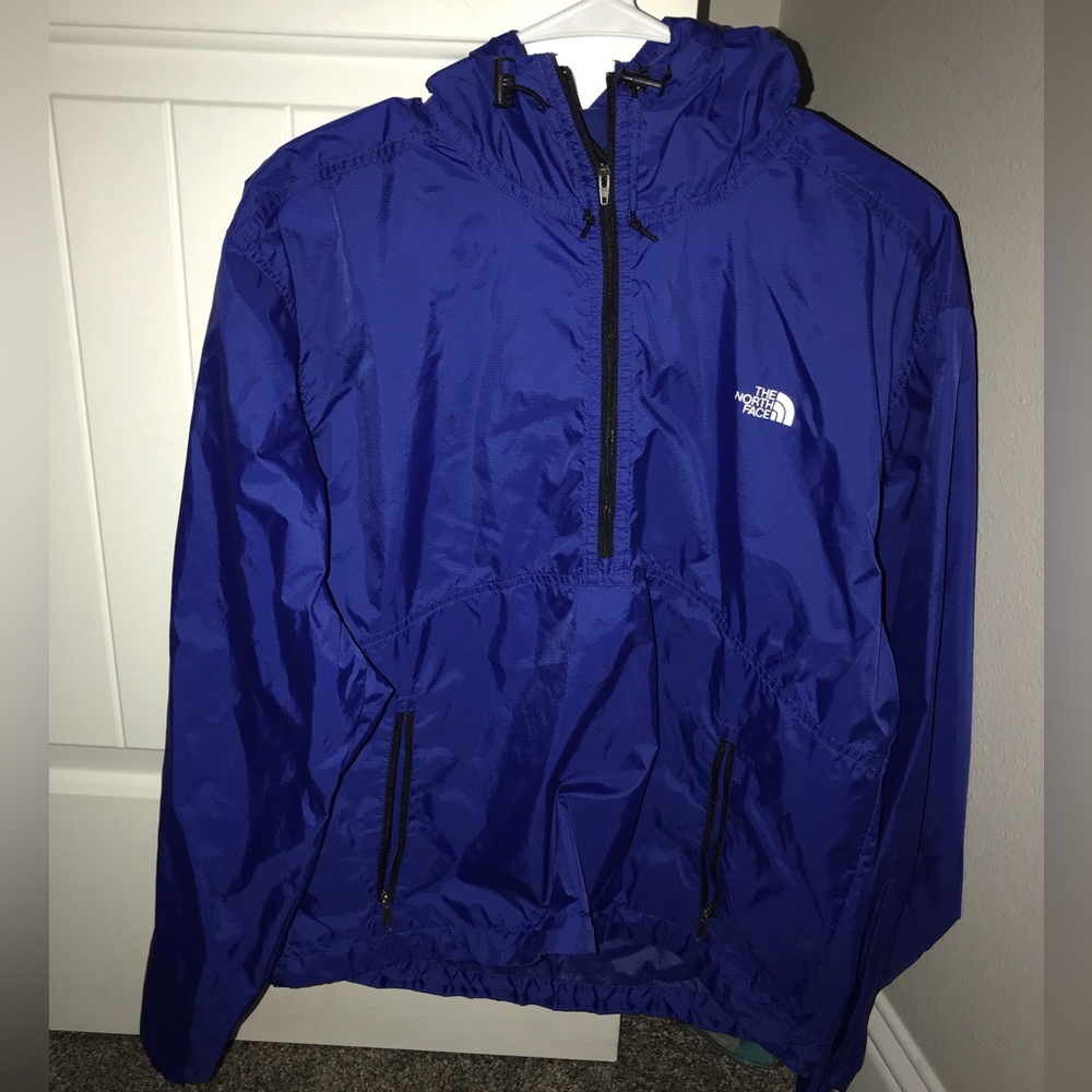 The North Face Windbreaker Jacket Blue